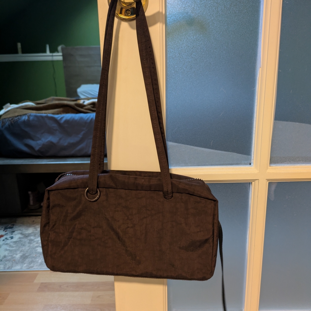 BAGGU Bowler Bag In Chocolate Plum